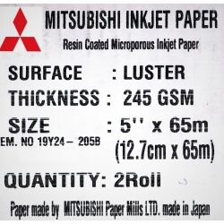 Papier Mitsubishi InkJet 12,7x65 Lustre