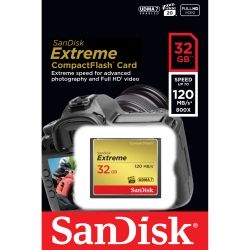 Karta CF EXTREME 32GB 120/85MB/s SanDisk