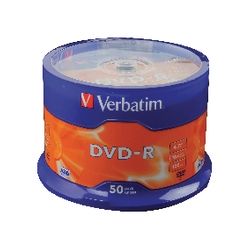 DVD-R (minus) 16x Printable AZO 50-Cake VERBATIM #43533